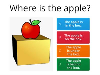 Prepositions Game