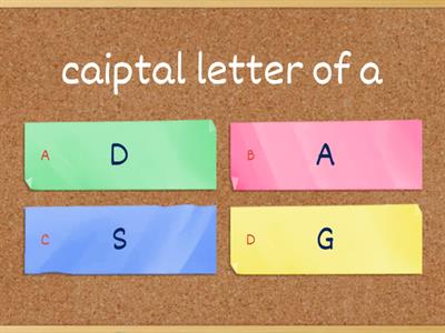 capital letters