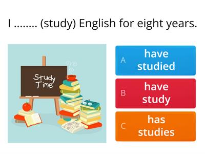 Present perfect - quiz