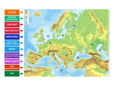 FIUMI LAGHI E MARI D'EUROPA