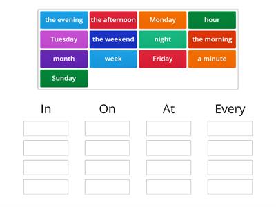 Prepositions Speakout Starter Unit 4