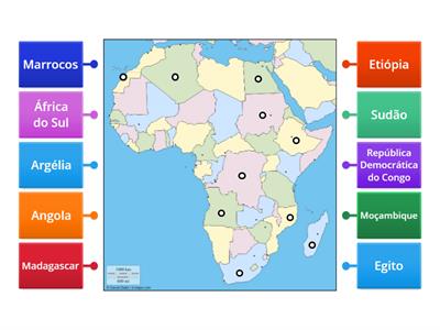 Maiores Países da África