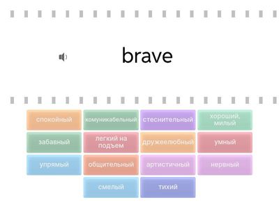 Adjectives of Personality 11 B grade
