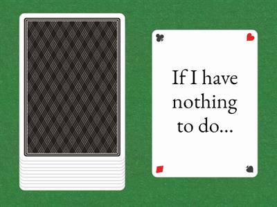 Talk with 0, 1 and 2 conditionals