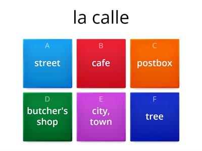 2A; Local Area of Interest - Vocab 1