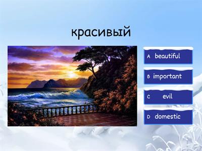 Прилагательные