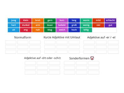 2.3 Steigerung der Adjektive 