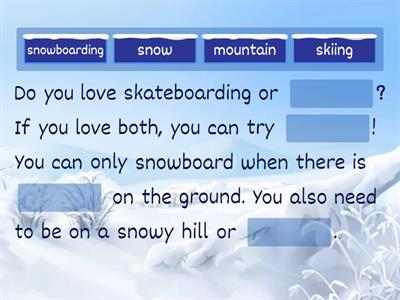 Snowboarding