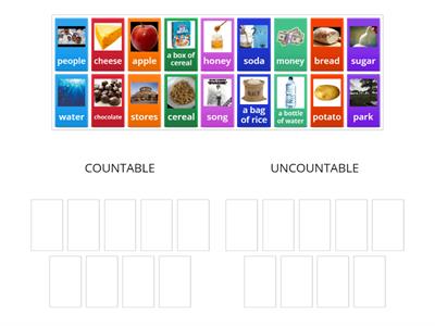 B2 - Count/Countables or non-Count/Uncountables?