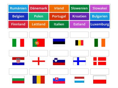 Flaggen der EU-Länder