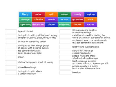 End Module 3 Vocabulary 