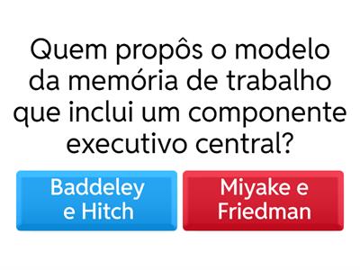 📘 Quiz: Funções Executivas