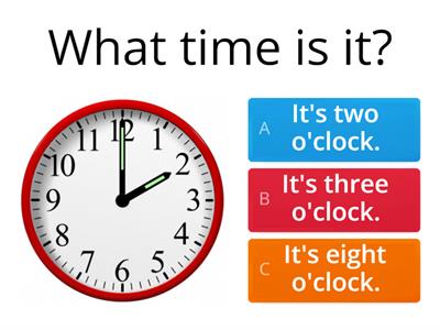 What time is it? - Который час?