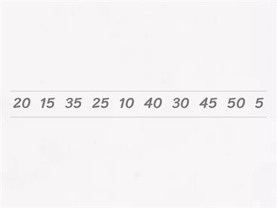 AR Skip counting order 2s and 5s