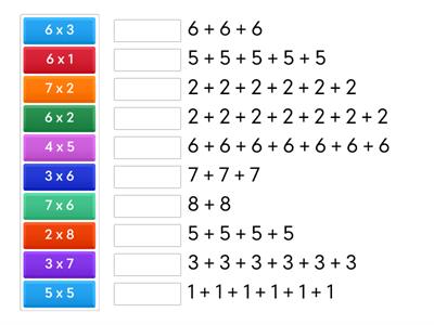 Repeated Addition Match