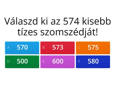 Számszomszédok (1000-es számkör) 