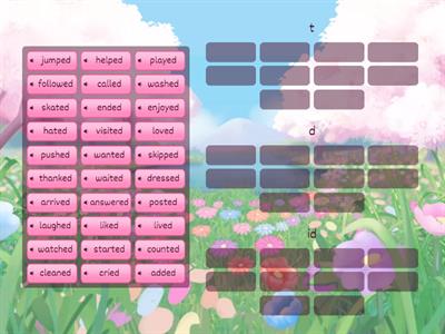  Past Simple: Regular verbs (-ed)