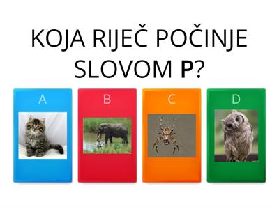 ŽIVOTINJE I SLOVA