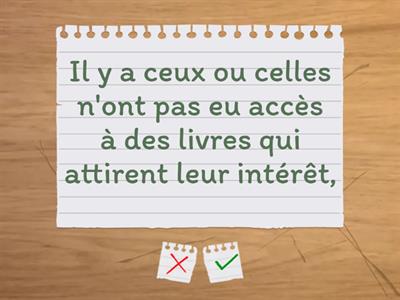 La lecture