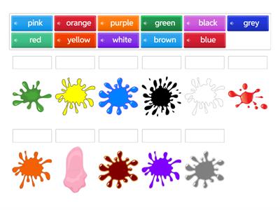  Colours for starters