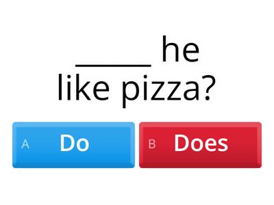 Do - does like (interrogative)