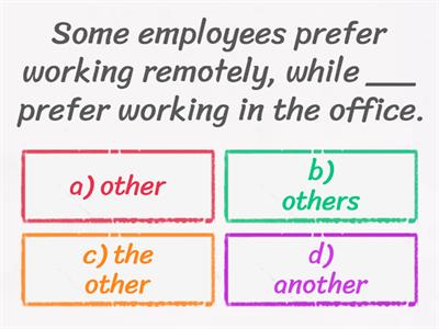 the other another others the others other