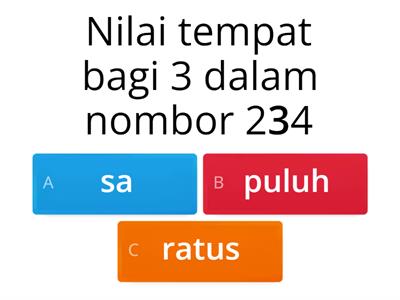 Nilai Tempat dan Nilai Digit