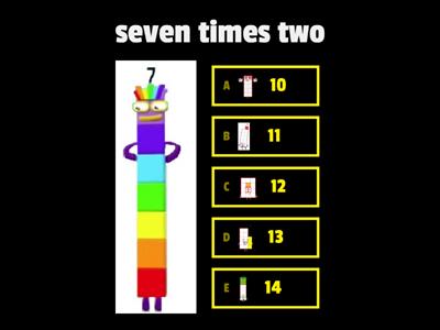 numberblocks times