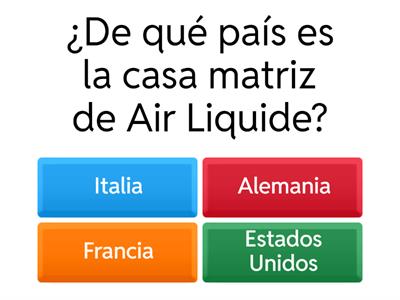 Trivia 10 años Air Liquide Colombia
