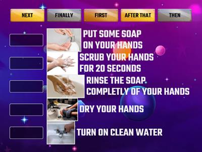 Sequence Adverbs Activity 2