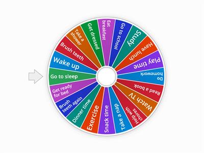 Spin the Wheel: Daily Routines