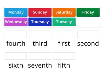 days of the week