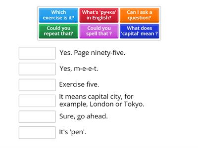 Classroom Language