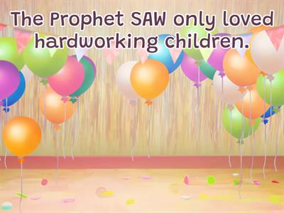 The Prophet SAW Loved Children