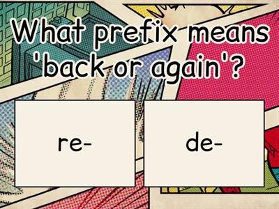 Prefix Quiz
