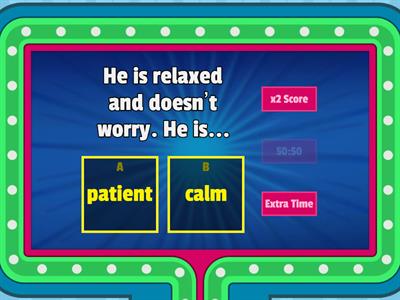 Own It 3 Unit 1 Vocabulary quiz