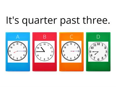 FF2 Unit 11 What's the time? (It's quarter to\quarter past\half past)