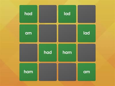 Cycle13 words concentration game