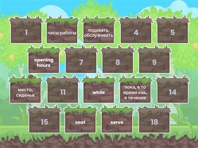 Go Getter 3 Unit 2.5 Vocabulary (matching pairs)