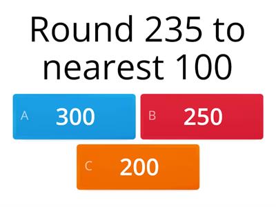 Rounding to the nearest 100 Rowan class