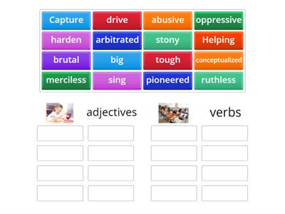 adjectives and verbs
