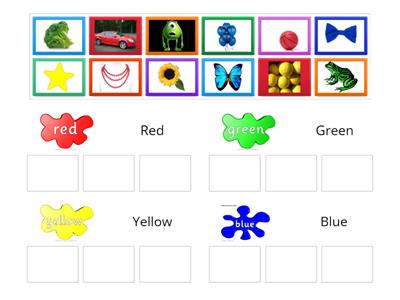 Sorting Color Properties of Objects