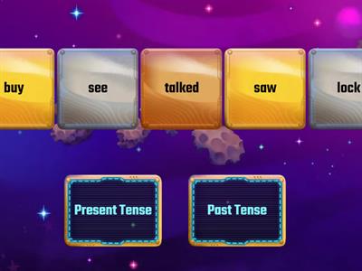 TB2 Past tense verbs sorting
