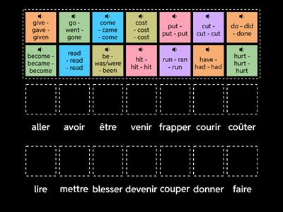 irregular verbs 3e (very important + triple)