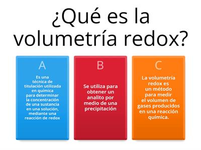 Volumetria por oxido-reduccion (redox)