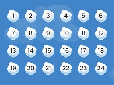 Första ljudet bingo (bilder + bokstäver)