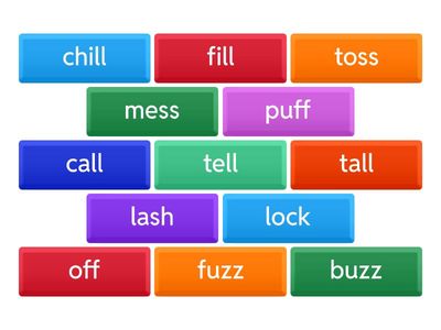 Level 1 Unit 4 flip tiles Word Play