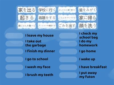 4th grade daily activities