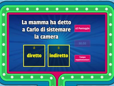 Discorso diretto e indiretto