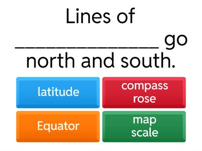 Map Skills Vocabulary